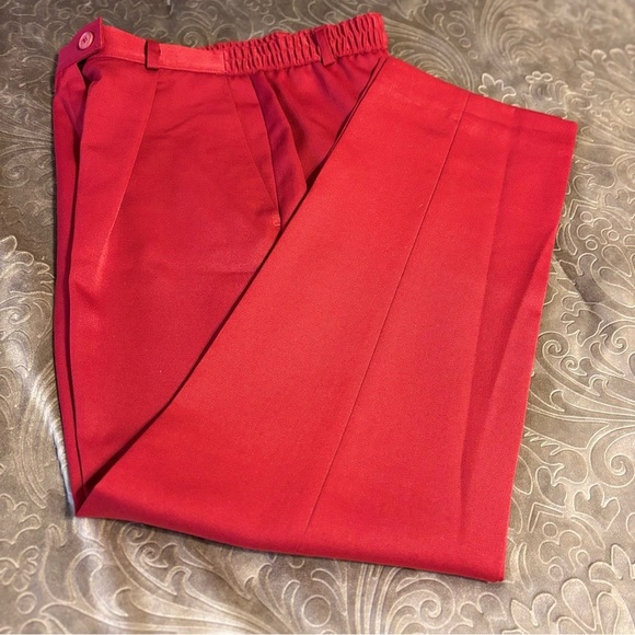 BLEYLE Pants - RED BLEYLE WOMENS PANTS SIZE 38 VIRGIN WOOL AND POLYESTER EXCELLENT CONDITION